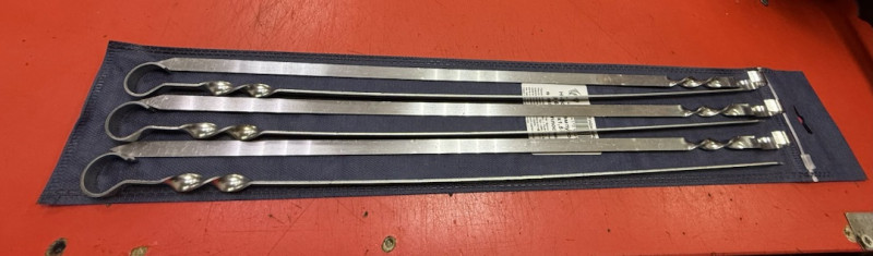 Набор шампуров 6х500х1,5мм в чехле (6шт) плоские