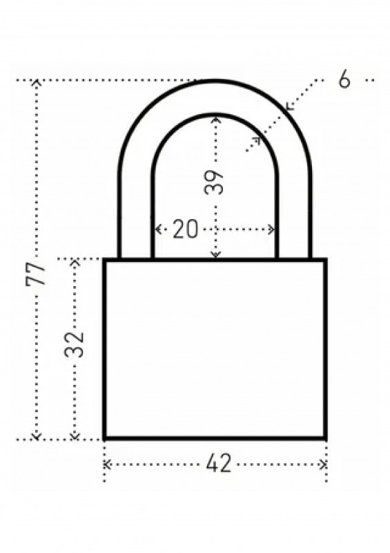 Замок навесной длин дужка ВС1Ч-364ПД 6мм 5кл Аллюр зеленый