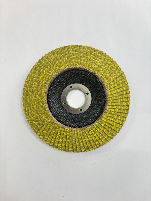 Круг лепестковый торцевой керамический 125х22,2мм Р-80 M-LION