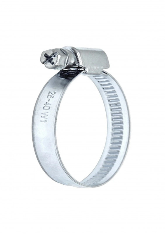 Хомут червячный 8-12мм цинк