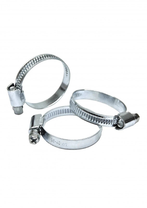 Хомут червячный 80-100мм цинк