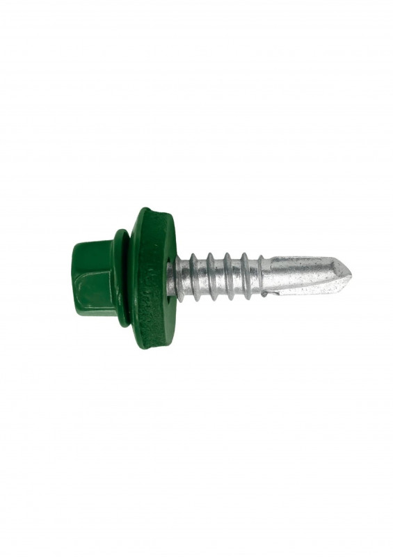 Саморез кровельный RAL6005 5,5х25 зелёный