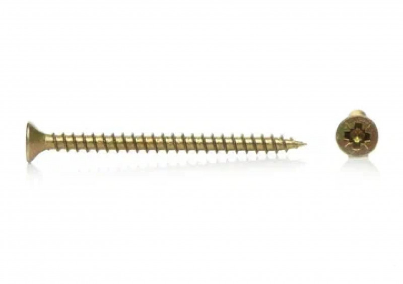 Саморез универсальный желтый цинк 3,5х35