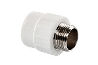 Муфта ППРС наружняя резьба d25-1/2"