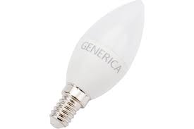 Лампа светодиодная C35 свеча 10Вт 230В 6500К E27 GENERICA