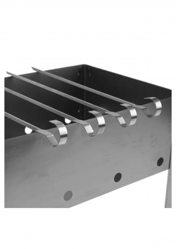 Мангал Складное дно 335х230х230мм+4х330 шампура в сумке